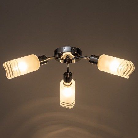 Cellular Adele 3x40W E14 chrome 52x52x19 cm-2