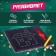 The training tablet "Magnetic drawing", 380 holes, the color is black