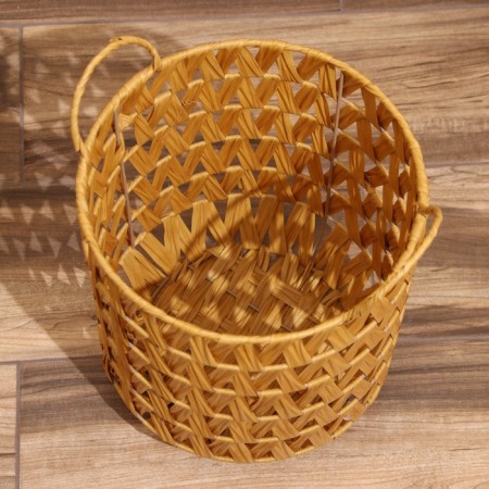 Set of wicker baskets, 3 pcs, 42x38x34 cm-4