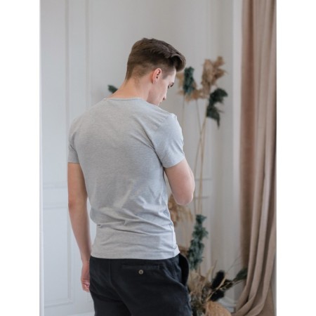 Male T -shirt, size 48, white color-4