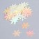 Sequins "holography" 20 g, color white mother of pearl, 25 mm