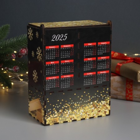New Year's tea house "Wealth" 20x15x8.5 cm-1