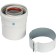 The chimney element coaxial stout SCA-6010-230100, adapter for the boiler vertical, 60/100
