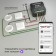 Relay Wi-Fi Elektrostandard, 46x18x46 mm, IP20, black color