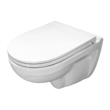 The toilet of the suspended Best SL DM, a duroplast with a microlift, white