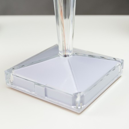 Table lamp 16862/1PR LED 0.8W 4000K USB AKB transparent 12x12x26 cm Risalux-7
