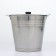 A bucket with a lid, 10 l, stainless steel
