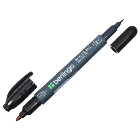 MARKER PERMANENT DIAROMENT 1.0 mm/0.5 mm, berlingo, black-10