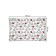 Decorative panel with photo printing "Black and white hearts", horizontal, size 100x150 cm