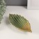 Souvenir ceramics stand "Exotic sheet" green 21x10x4 cm