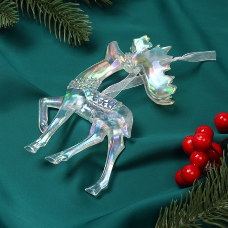Jewelry "Proud Deer" 13x8 cm, transparent overflow-1