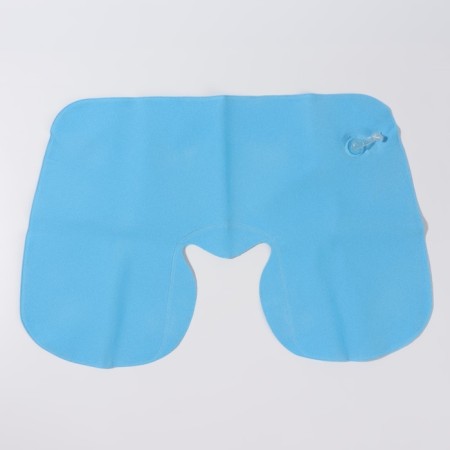 Pillow for neck is road, inflatable, 38 × 24 cm, blue color-3