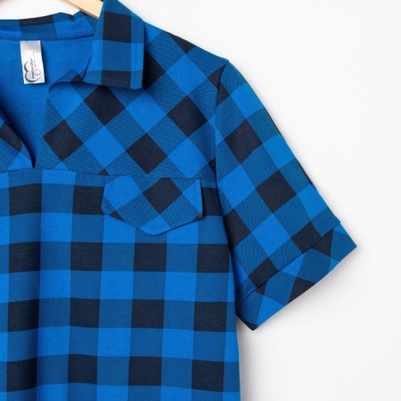 Women's shirt "Catherine" Blue color, size 44-5