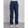 Warmed female trousers, size 48, dark blue color