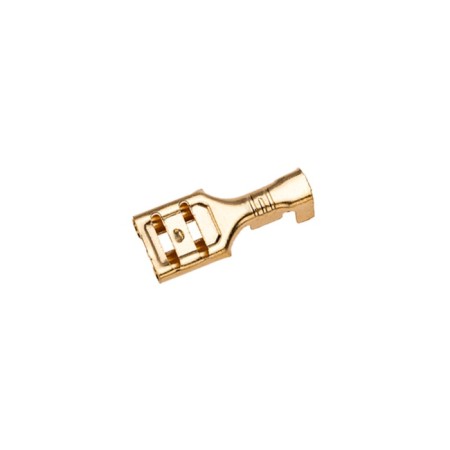 Terminal of a flat nest 7.7 mm 0.75-1.5 mm² (RP-M 1.5- (6.3)), in pack. 10 pcs. Rexant-1