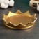 Steam for the little things "Crown" 16x16x3cm, gold with gilding