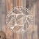 Cutting blank round leaves, plywood 20.5 cm, d 10 mm