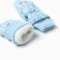 Winter children's mittens minku, Blue color, 15cm