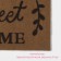 The rug giving moisture -drinking share Sweet Home, without edging, 40 × 60 cm, brown color