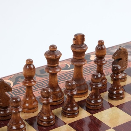 Large chess large "Griffin", 50 x 50 cm, desktop, King H-9 cm, pawn H-4.5 cm-3