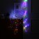 Garland "dreadlocks" 1.5 m, IP20, silver thread, 125 LED, glow of multi, 12 V
