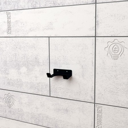 Holder for storage of garden inventory, wall, black-1