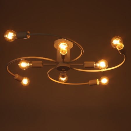 Chandelier 2139/8wt E27 40W white 88x88x20 cm Bayerlux-2