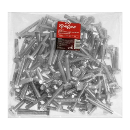 Krep tundra bolt, with a hexagonal head, galvanized, Din933, M10x60 mm, 1 kg-3