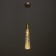 Lamp Bayerlux "Sharon" LED 10W gold 8.5x8.5x40-150 cm