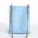 Bag Cross-Bodi with a zipper, blue color