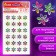 Rhinestones self -adhesive "flowers", rainbow, 20 mm, 24 pcs.
