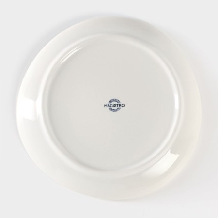 Porcelain dessert plate Magistro Ocean, D = 17 cm, blue color-3