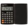 Brauberg PK-865-BK pocket calculator, 8-bit, 120 x 75 mm, double power, black