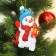 New Year's Christmas tree suspension "New Year! Snowman "