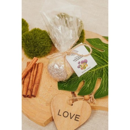 Natural bomb for a bath with Aphrodisiacs "Eastern Sweets", 80 grams-2