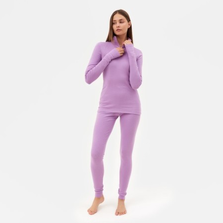 Women's thermal underwear (longshit, leggings) minku color purple, size 52-9