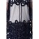 Female dress, size 42, blue, white color