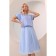 Female skirt, size 46, blue color