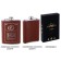 Flaw for alcohol "NZ Rybaka", stainless steel, gift, 240 ml, 8 oz