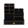 Organizer - Table Devente stand. Elrix 24.5 x 15 x 25.5 cm, MDF, black, cardboard box