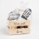 Gift Made with Love: a towel, a mittens-output, a kitchen blade, a corolla, a sponge