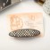 Hair hair clip "Grace" classic oval shine, 8.5 cm, silver