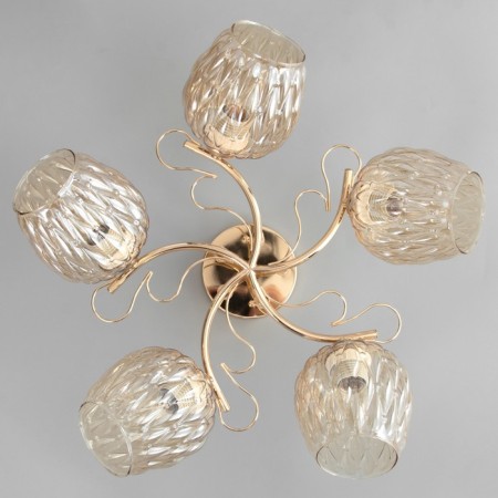 Camilla 5x40W lamp E27 Gold 56x56x23cm-3