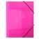 A4 elastic band, 600 μm, Erichkrause "Neon Animals", texture "Sand", pink, mix