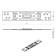 Suspension of profiles, 60 x 27 mm, galvanized, straight, shortened