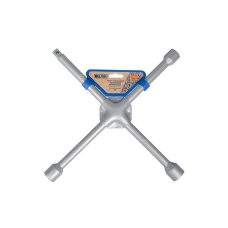 HELFER HF002205 cylinder key, Cross, reinforced, 17 x 19 x 21, 1/2 "