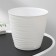 Pot for flowers with a Saffron pallet, 1.5 l, d = 14.6 cm, h = 13.5 cm, white color