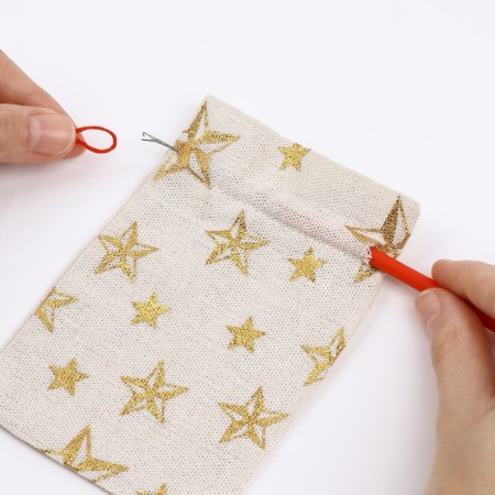 Needle for raising loops, 15 cm, red color-2