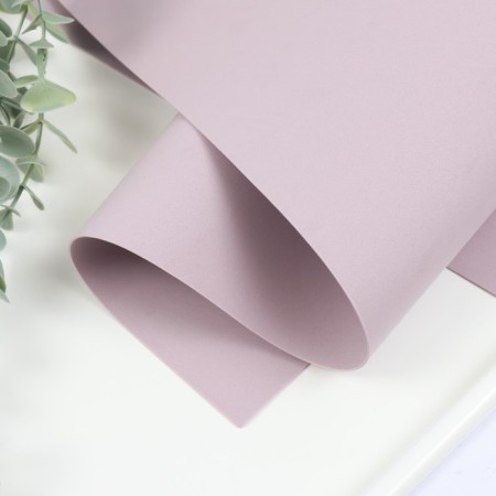 Foamiran matte 60x70cm 1 mm, pale lilac