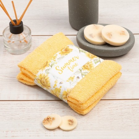 Set of terry towels Ethel Summer Time 30x30 cm - 3 pcs, 340 g/m2, 100% cotton